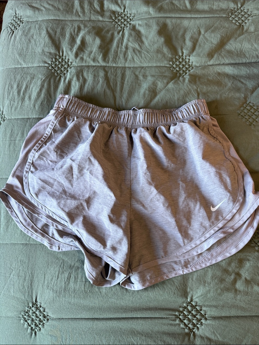 Nike Lavender-Gray Women’s Athletic Shorts